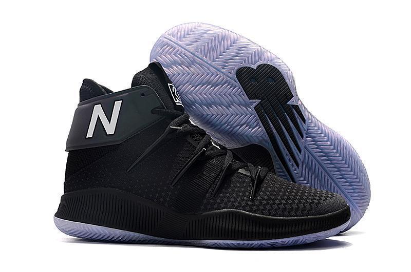 New Balance Men's Kawhi II Basketball Shoes - Black/White (Size 9.5)