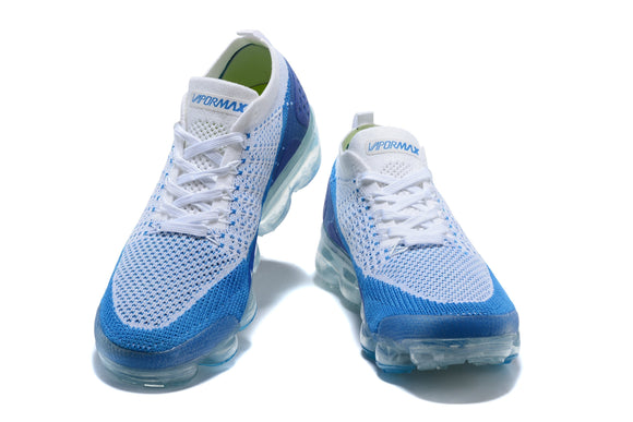 Nike Air Vapormax Flyknit 2 White Blue Shoes Sneakers Men !!! CYBER MONDAY SALE !!!