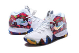 Nike Kyrie 4 Madness NCAA White Multicolor Basketball Shoes Sneaker !!! CYBER MONDAY SALE !!!