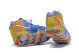 Nike Kyrie 4 Blue Yellow White  Men Basketball Shoes !!! CYBER MONDAY SALE !!!