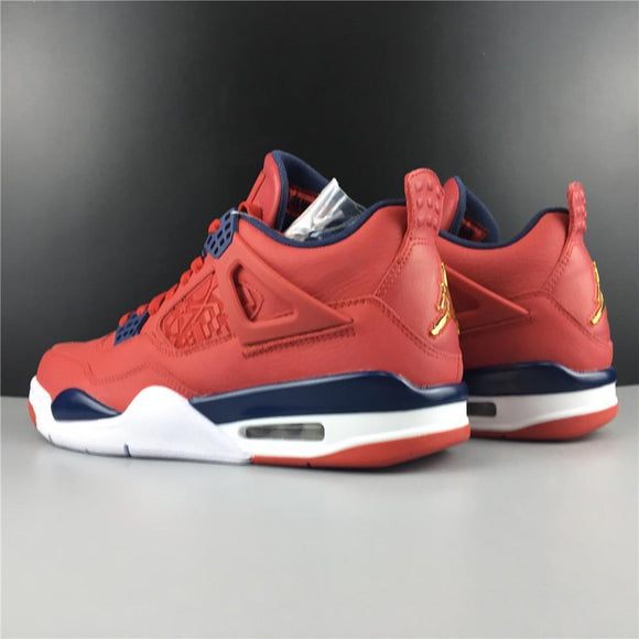 Nike Air Jordan 4 Retro FIBA Gym Red Men Shoes !!! CYBER MONDAY SALE !!!