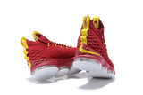 Nike Lebron XV 15 Red Yellow Men Shoes !!! CYBER MONDAY SALE !!!