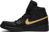 Nike Air Jordan 1 High BMH 2017 Black Gold Shoes Basketball Men !!! CYBER MONDAY SALE !!!