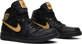 Nike Air Jordan 1 High BMH 2017 Black Gold Shoes Basketball Men !!! CYBER MONDAY SALE !!!