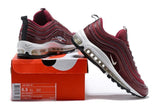 Nike Air Max 97 Wine Red White Shoes !!! CYBER MONDAY SALE !!!