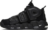 Supreme x Air More Uptempo 'Black' Sneaker Shoes Basketball Men !!! CYBER MONDAY SALE !!!