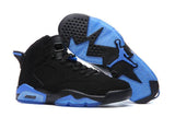 Nike Air Jordan 6 Retro Black Blue Men Shoes !!! CYBER MONDAY SALE !!!