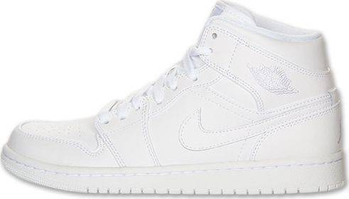 Nike Air Jordan 1 Mid White Shoes Basketball Men !!! CYBER MONDAY SALE !!!