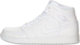 Nike Air Jordan 1 Mid White Shoes Basketball Men !!! CYBER MONDAY SALE !!!