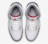 Nike Air Jordan 3 Retro Katrina White Cement Back Red Men Shoes !!! CYBER MONDAY SALE !!!