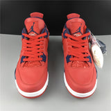 Nike Air Jordan 4 Retro FIBA Gym Red Men Shoes !!! CYBER MONDAY SALE !!!