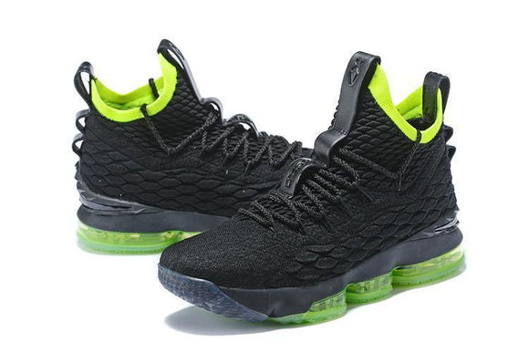 Nike Lebron XV 15 Black Green Men Shoes !!! CYBER MONDAY SALE !!!