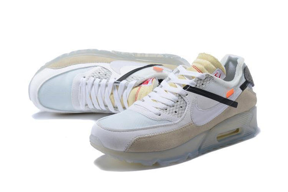 OFF-WHITE x Nike Air Max 90 'Sail' Shoes Sneaker !!! CYBER MONDAY SALE !!!