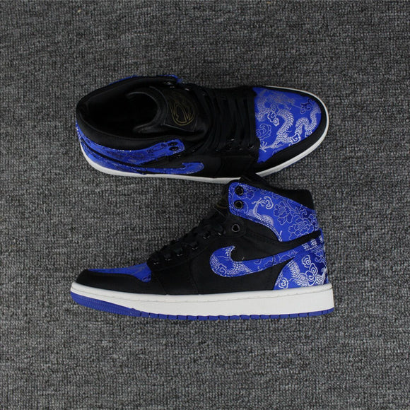 Nike Air Jordan 1 High Retro OF 6 Ring Black Blue Shoes Basketball Men !!! CYBER MONDAY SALE !!!