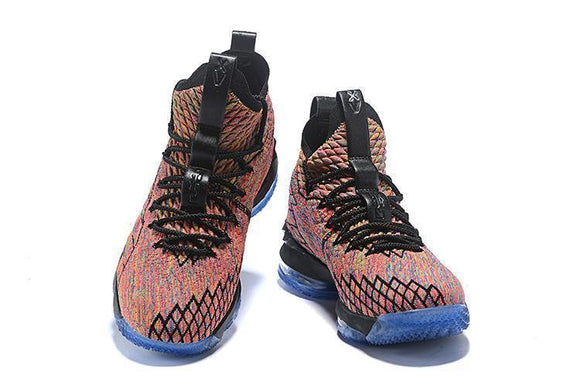 Nike Lebron XV 15 Black Rainbow Blue Men Shoes !!! CYBER MONDAY SALE !!!