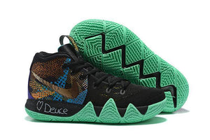 Nike Kyrie 4 Black Green Men Basketball Shoes !!! CYBER MONDAY SALE !!!