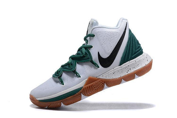 Nike Kyrie 5 White Green Black Men Basketball Shoes !!! CYBER MONDAY SALE !!!