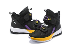 Nike Lebron Soldier XIII 13 Black Purple Yellow Men Sneaker Shoes !!! CYBER MONDAY SALE !!!