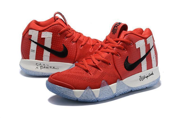 Nike Kyrie 4 'Boston University' PE Basketball Shoes Sneaker !!! CYBER MONDAY SALE !!!