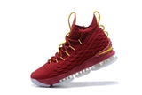 Nike Lebron XV 15 Red Yellow Men Shoes !!! CYBER MONDAY SALE !!!