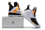 Nike Air Jordan 33 White Black Yellow Men Shoes !!! CYBER MONDAY SALE !!!