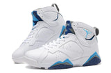 Nike Air Jordan 7 Retro White Blue Shoes Basketball Men !!! CYBER MONDAY SALE !!!