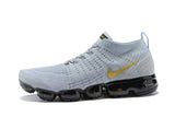 Nike Air Vapormax Flyknit 2 Grey Gold Shoes Sneakers Men !!! CYBER MONDAY SALE !!!