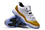 Nike Air Jordan 11 Retro Low White Metallic Gold Coin Basketball Men !!! CYBER MONDAY SALE !!!