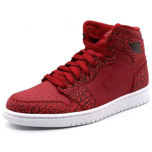 Nike Air Jordan 1 High Red Elephant Shoes Basketball Men !!! CYBER MONDAY SALE !!!