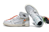 Nike Air Jordan 1 Part 2 OFF White Shoes Basketball Men !!! CYBER MONDAY SALE !!!