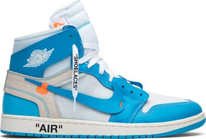 OFF-WHITE x Air Jordan 1 Retro High OG 'UNC' Shoes Basketball Men !!! CYBER MONDAY SALE !!!