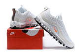 Nike Air Max 97 White Orange Shoes !!! CYBER MONDAY SALE !!!