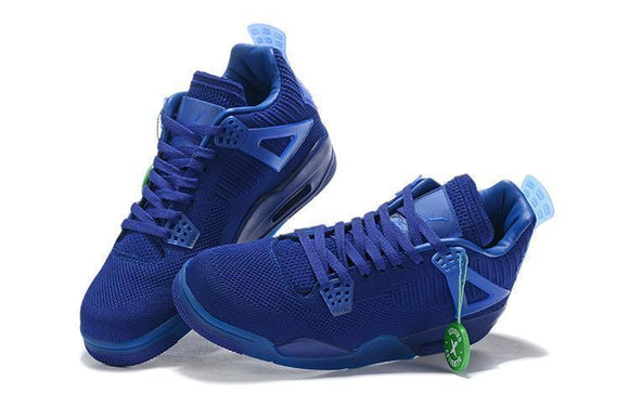 Nike Air Jordan 4 Flyknit 'HYPER ROYAL' Basketball Men !!! CYBER MONDAY SALE !!!