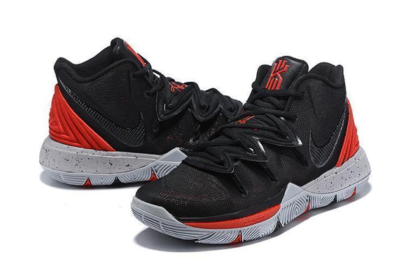 Nike Kyrie 5 Black White Red Men Basketball Shoes !!! CYBER MONDAY SALE !!!