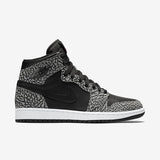Nike Air Jordan 1 High Grey Cement Shoes Basketball Men !!! CYBER MONDAY SALE !!!