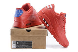 Nike Air Max 90 'Independence Day Red' Shoes Sneaker !!! CYBER MONDAY SALE !!!