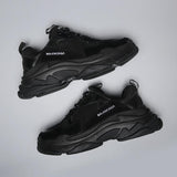 Balenciaga Triple S Trainer 'All Black Distressed' Shoes Sneaker !!! CYBER MONDAY SALE !!!