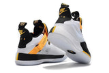 Nike Air Jordan 33 White Black Yellow Men Shoes !!! CYBER MONDAY SALE !!!