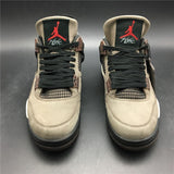 Nike Air Jordan 4 Retro Travis Scott Dark Mocha Sail Cool Grey Vred Men Shoes !!! CYBER MONDAY SALE !!!