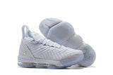 Nike Lebron XVI 16 EP Grey White Men Shoes !!! CYBER MONDAY SALE !!!