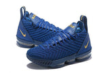 Nike Lebron XVI 16 EP Dark Blue Gold Men Shoes !!! CYBER MONDAY SALE !!!