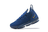 Nike Lebron XVI 16 EP Dark Blue Gold Men Shoes !!! CYBER MONDAY SALE !!!