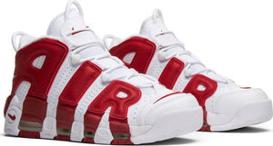 Nike Air More Uptempo 'White Red' Sneaker Shoes Basketball Men !!! CYBER MONDAY SALE !!!