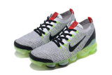 Nike Air Vapormax Flyknit 3 "Neon" Grey Black White Shoes Sneakers Men !!! CYBER MONDAY SALE !!!