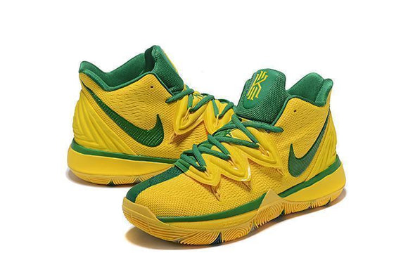 Nike Kyrie 5 Yellow Green Basketball Shoes Men !!! CYBER MONDAY SALE !!!