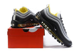 Nike Air Max 97 Black Grey Yellow Shoes !!! CYBER MONDAY SALE !!!