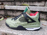 Nike Air Jordan 4 Retro OG “Cactus Jack” Olive Black Red Basketball Men !!! CYBER MONDAY SALE !!!