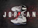 Nike Air Jordan 5 Retro White Cement Men Shoes !!! CYBER MONDAY SALE !!!