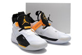 Nike Air Jordan 33 White Black Yellow Men Shoes !!! CYBER MONDAY SALE !!!