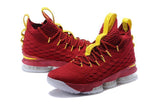 Nike Lebron XV 15 Red Yellow Men Shoes !!! CYBER MONDAY SALE !!!